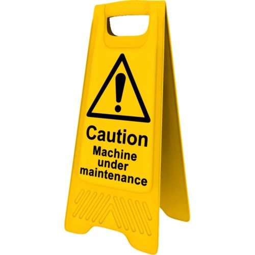 Heavy Duty A Frame 'Caution Machine Under Maintenance' (POS4708)